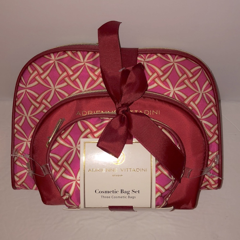 Adrienne Vittadini Cosmetic Bag Set